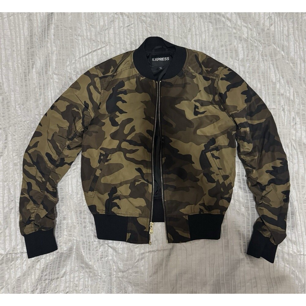 Express Army Fatigue Jacket Size XS Mens